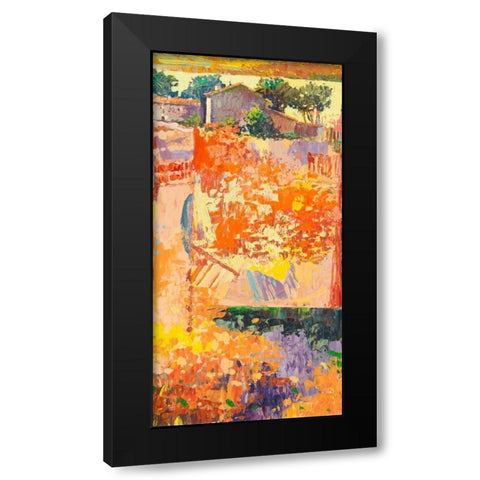 Colore dei campi III Black Modern Wood Framed Art Print with Double Matting by Gasoline Images