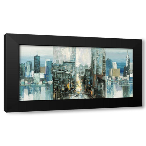 NYC-3 Black Modern Wood Framed Art Print with Double Matting by Luigi, Florio