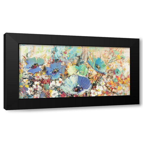 Campo di fiori in Primavera I (detail) Black Modern Wood Framed Art Print with Double Matting by Florio, Luigi