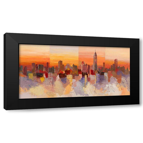 Sognando New York Black Modern Wood Framed Art Print by Florio, Luigi