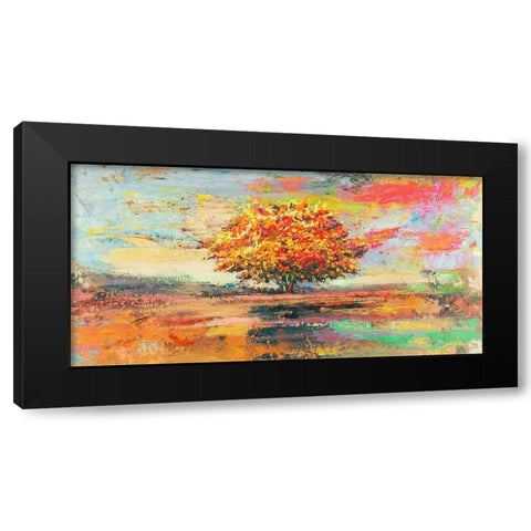 Albero destate (detail) Black Modern Wood Framed Art Print with Double Matting by Florio, Luigi