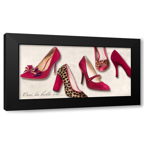 Oui la belle vieâ€¦ Black Modern Wood Framed Art Print with Double Matting by Clair, Michelle