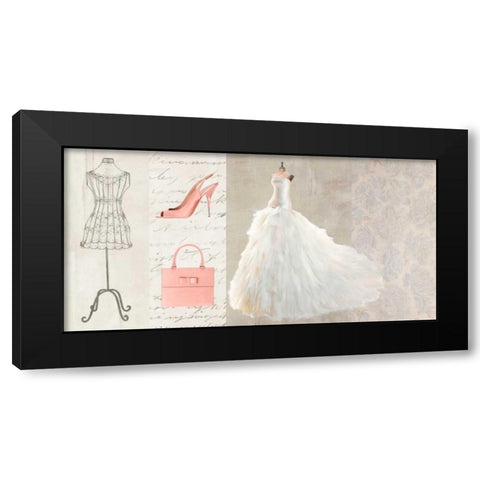 Fashionable Black Modern Wood Framed Art Print by Clair, Michelle