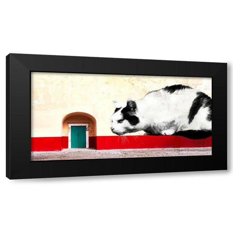 Waiting for You, Mexico City Black Modern Wood Framed Art Print with Double Matting by Masterfunk Collective