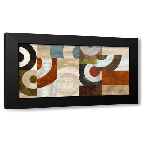 Carousel Black Modern Wood Framed Art Print with Double Matting by Nava, Sandro