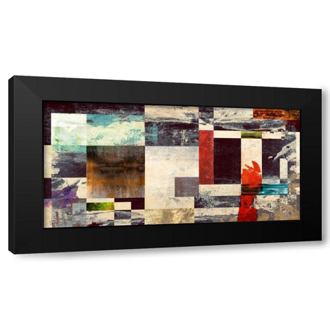 Hottical Black Modern Wood Framed Art Print by Nava, Sandro