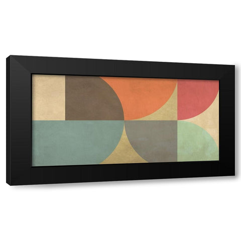 Supergraphics Black Modern Wood Framed Art Print with Double Matting by Nava, Sandro