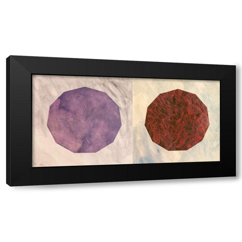 Modulo Black Modern Wood Framed Art Print by Novello, Patrizia