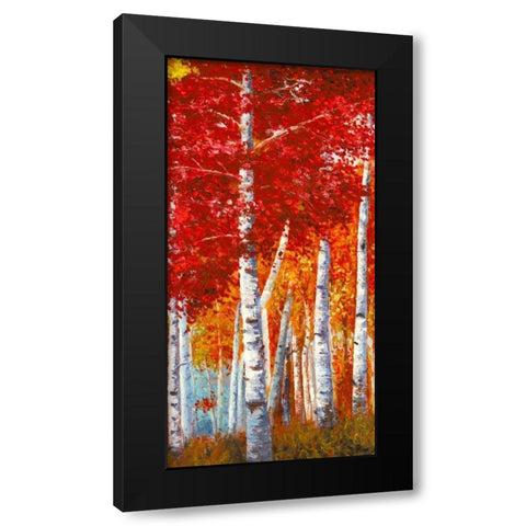 Betulle I Black Modern Wood Framed Art Print with Double Matting by Masera, Angelo