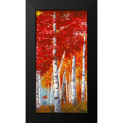 Betulle I Black Modern Wood Framed Art Print by Masera, Angelo