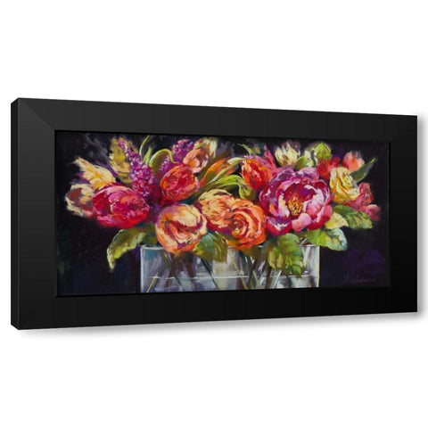 Bundles of Joy Black Modern Wood Framed Art Print by Whatmore, Nel