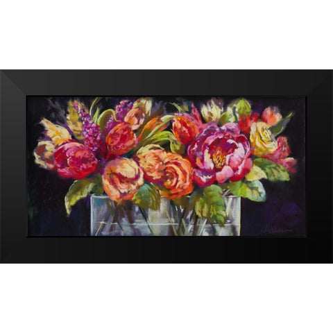 Bundles of Joy Black Modern Wood Framed Art Print by Whatmore, Nel