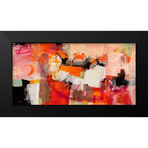Colors of Summer Black Modern Wood Framed Art Print by Pima, Arthur