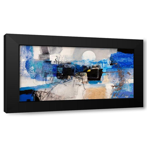 Moonlight Black Modern Wood Framed Art Print with Double Matting by Pima, Arthur
