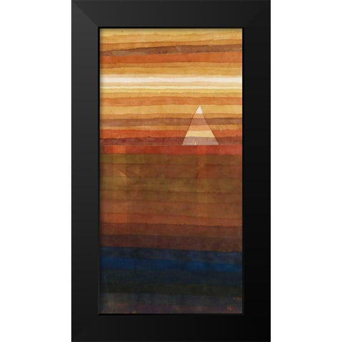 The Intercessor Black Modern Wood Framed Art Print by Klee, Paul
