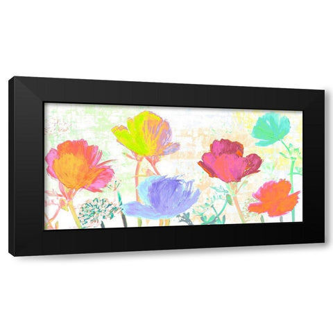 Divertissement dete Black Modern Wood Framed Art Print by Muriel, Phelipau