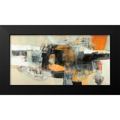 Tempi remoti Black Modern Wood Framed Art Print by Piovan, Maurizio