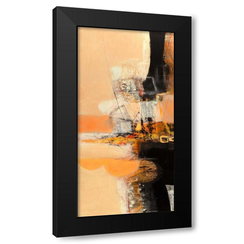 Nuovi incontri I Black Modern Wood Framed Art Print with Double Matting by Piovan, Maurizio
