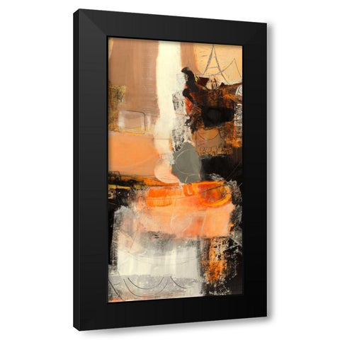 Nuovi incontri II Black Modern Wood Framed Art Print by Piovan, Maurizio