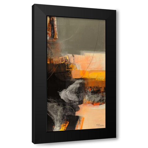 Nuovi incontri III Black Modern Wood Framed Art Print by Piovan, Maurizio