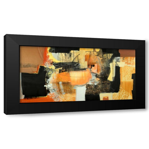 La seconda estate Black Modern Wood Framed Art Print by Piovan, Maurizio