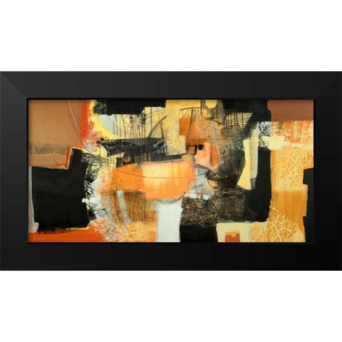 La seconda estate Black Modern Wood Framed Art Print by Piovan, Maurizio