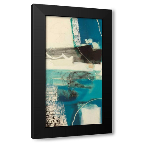 Un viaggio I Black Modern Wood Framed Art Print by Piovan, Maurizio