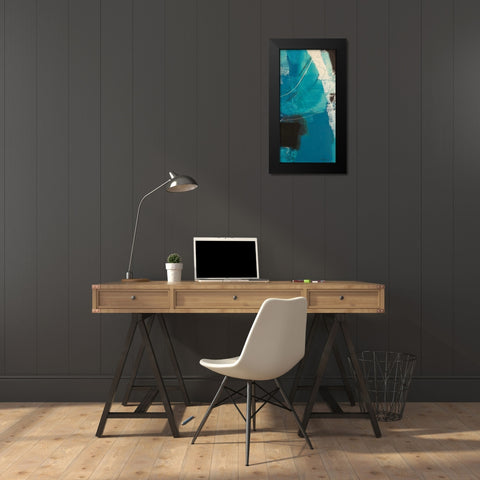 Un viaggio III Black Modern Wood Framed Art Print by Piovan, Maurizio