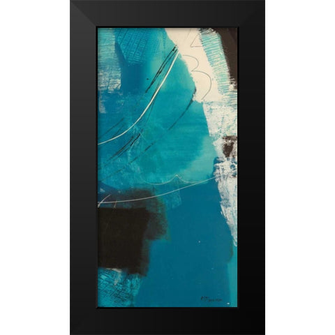 Un viaggio III Black Modern Wood Framed Art Print by Piovan, Maurizio