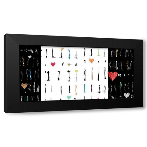 Act of Persistence Black Modern Wood Framed Art Print by Peter, Winkel