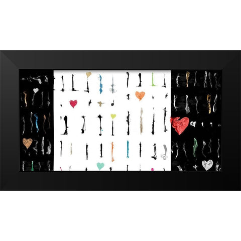 Act of Persistence Black Modern Wood Framed Art Print by Peter, Winkel