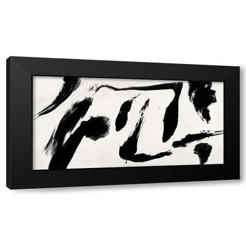 Travelling Gestures Black Modern Wood Framed Art Print with Double Matting by Peter, Winkel