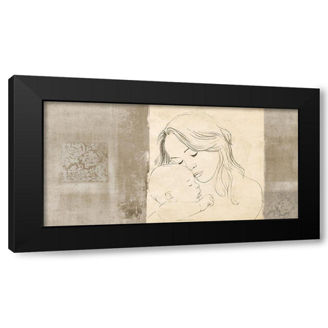 Maternite III (taupe) Black Modern Wood Framed Art Print by Roux, Simon