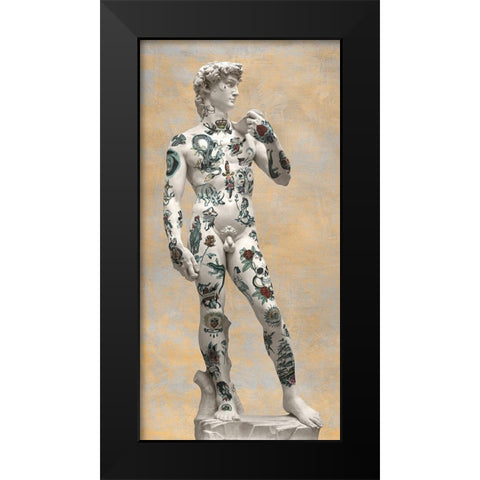 Stattoo I â€“ David Black Modern Wood Framed Art Print by Hill, Steven