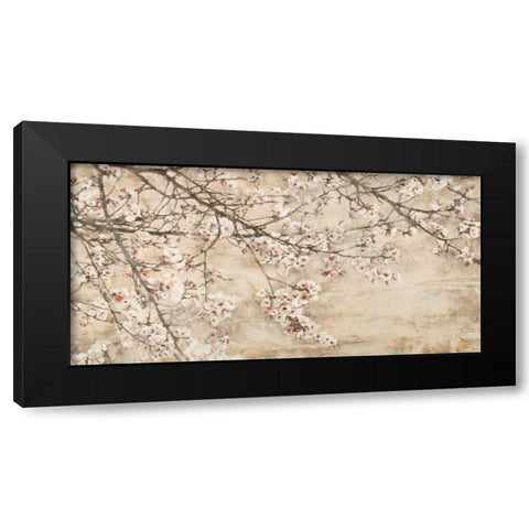 Ciliegio in fiore Black Modern Wood Framed Art Print with Double Matting by Mei, Silvia