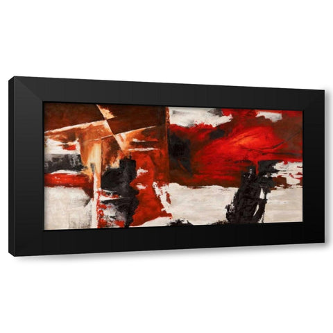 Eclipse Black Modern Wood Framed Art Print with Double Matting by Stone, Jim