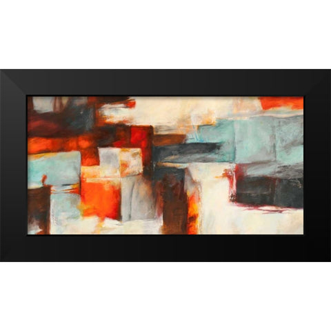 Avalanche Black Modern Wood Framed Art Print by Stone, Jim