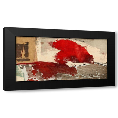 Reminiscence Black Modern Wood Framed Art Print by Jim, Stone