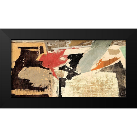 Stone Garden Black Modern Wood Framed Art Print by Stone, Jim