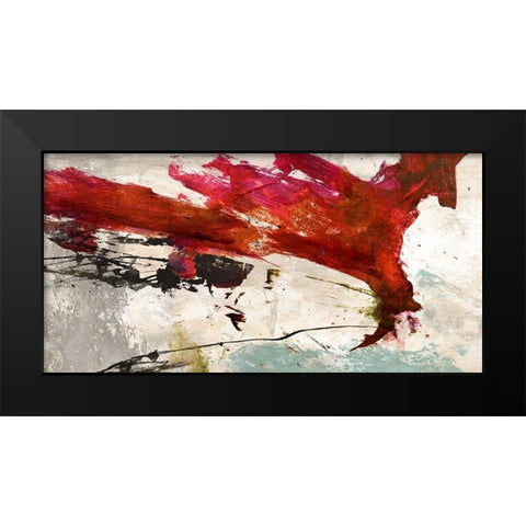Colors Rumbling Black Modern Wood Framed Art Print by Stone, Jim