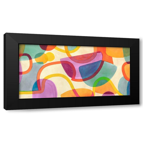 Fun Fair Black Modern Wood Framed Art Print with Double Matting by Roja, Steve