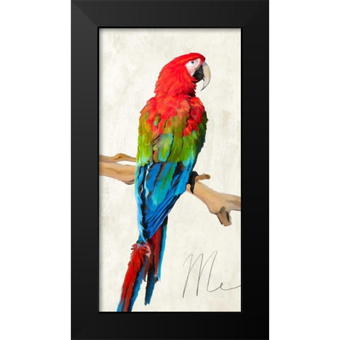 Me Black Modern Wood Framed Art Print by Rizzardi, Teo