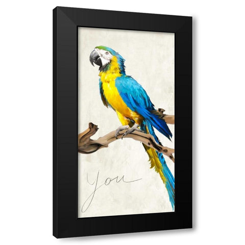 You Black Modern Wood Framed Art Print with Double Matting by Rizzardi, Teo