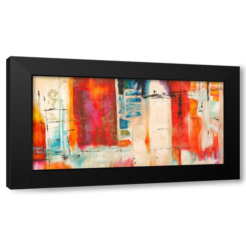 Bangalore Black Modern Wood Framed Art Print by Taylor, Heather
