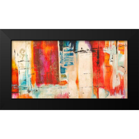 Bangalore Black Modern Wood Framed Art Print by Taylor, Heather