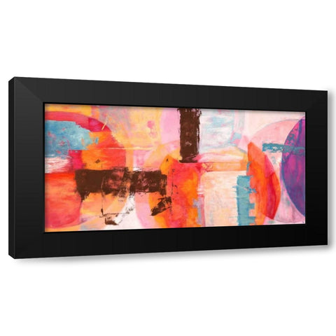 Samsara Black Modern Wood Framed Art Print by Taylor, Heather
