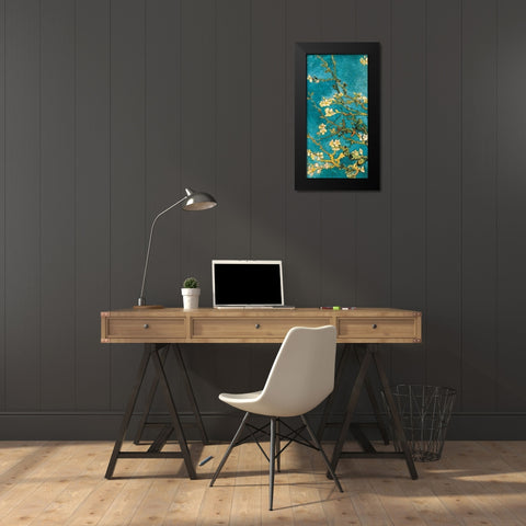 Mandorlo in fiore I Black Modern Wood Framed Art Print by Van Gogh, Vincent