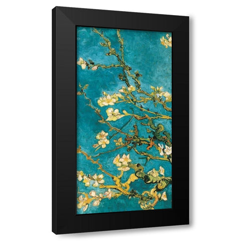 Mandorlo in fiore I Black Modern Wood Framed Art Print with Double Matting by Van Gogh, Vincent