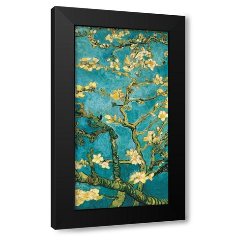 Mandorlo in fiore II Black Modern Wood Framed Art Print with Double Matting by Van Gogh, Vincent