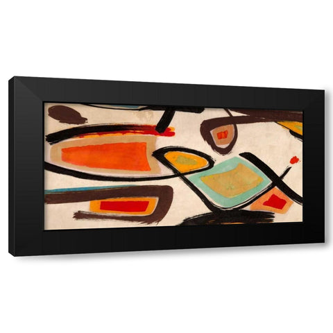 Tropicalia Black Modern Wood Framed Art Print by Perelli, Teo Vals